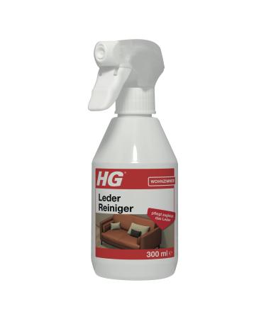 HG Leather Cleaner cares for and cleans leather quickly and easily in one step 300 ml Leather Spray 300 ml