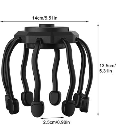 Ultra Scalp Massager Octopus | Deep Relaxation Device with 10 Vibrating Contacts | 3 Modes Mini Rechargeable Head Massager for Stress Relief - Buy Online on GoSupps.com