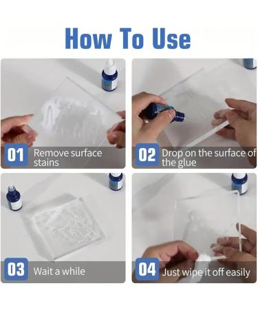 UV Glue Remover | 20ml Adhesive Tape Remover Labels Remover Nail Glue Decals Debonder Rapid Remover For Labels And Stickers Protects While Cleaning - Buy Online on GoSupps.com