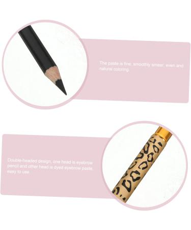 BELLIFFY 2pcs Eyebrow Pencil Brush Gel Black Eyebrow Pencil and Brush Black Eyeliner Pen Puff Eyebrown 1 count (Pack of 1) Black - Buy Online on GoSupps.com