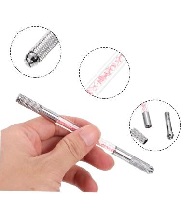 10pcs Crystal Lasting Pencils Eyebrow Tattooing Heads Tool Transparent Mutitool Brow End Holder - Buy Online on GoSupps.com
