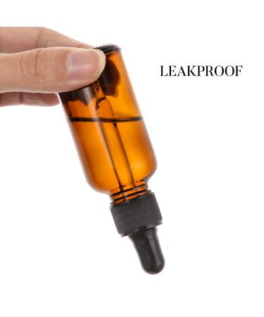 4 Pack Amber Glass Dropper Bottles with Pipettes 1 oz Leakproof Tincture Bottles for Essential Oils & Liquids - International Shipping Available - Buy Online on GoSupps.com