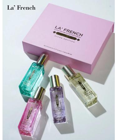 LA' French Niche Edition Luxury Perfume Gift Set 4 | Extra Long Lasting Fragrance | Eau De Parfum Scent | Euphoria | Mood Swing | Happiness | Invoke | Unisex Gift Set (20 Ml (Pack Of 1)) - Buy Online on GoSupps.com