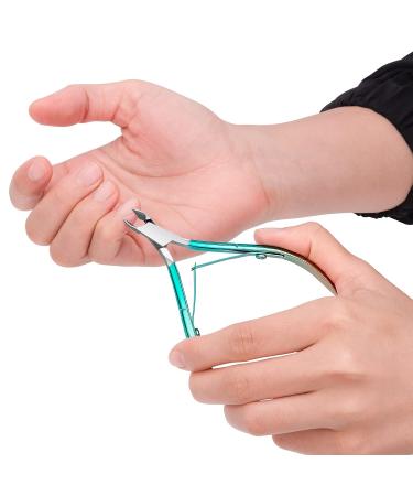 Stainless Steel Cuticle Trimmer Set - Nail Cuticle Nipper, Pusher, and Remover Cutter for Manicure Pedicure - Buy Online on GoSupps.com