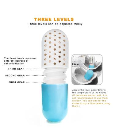 Small Shoe Deodorizer Pills - Convenient Odor Removal - Blue & White - Buy Online on GoSupps.com