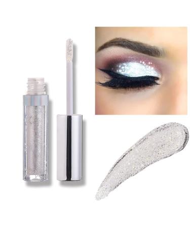 AllbestAye glitter liquid eyeshadow - 12 colors long waterproof waterproof metallic shining shining shimmer eyeshadow - girl silver liquid eyeshadow for party festival makeup beauty A103 - Buy Online on GoSupps.com