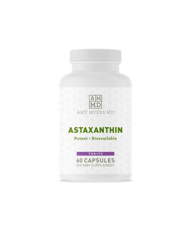 Dr. Amy Myers Astaxanthin 12mg, 60 Softgels - Antioxidant Carotenoid Supplement for Healthy Aging, Skin & Eyes, Immune Health + More - Supports Sports & Cardiovascular Recovery for Men & Women