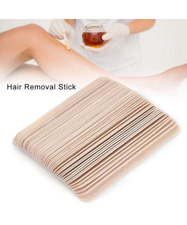 50-Piece Wax Spatula Set - Disposable Wood Applicators for Hair Removal & DIY Crafts - Buy Online on GoSupps.com