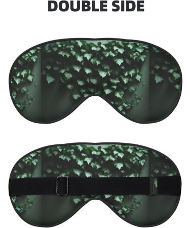 Green Creeper Unisex Adjustable Eye Mask - Blackout Sleep Mask for Home Travel Yoga & Office Naps - Buy Online on GoSupps.com