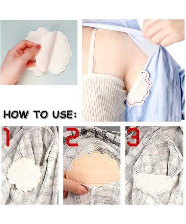40pc Underarm Sweat Pads | Armpit Sweat Guard for Adults | Absorbent Underarm Dress Shields - Buy Online on GoSupps.com