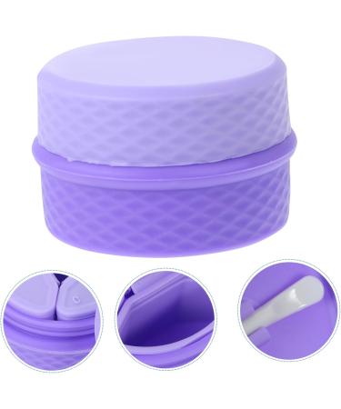 Angoily 3 Sets Cream Box Travel Body Butter Jar Leakproof Cosmetic Jar Makeup Samples Container with Lid Salve Jar Makeup Cream Jar Lotion Dispenser Jar Care Empty Box Purple Silica Gel - Buy Online on GoSupps.com