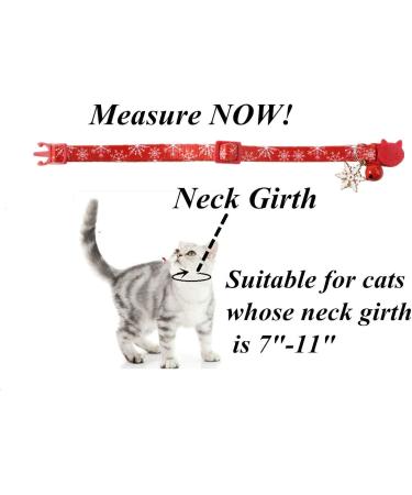 Snowflake Small Dog Collar with Bell | Winter Charm | BoomBone Breakaway Collar - Buy Online on GoSupps.com