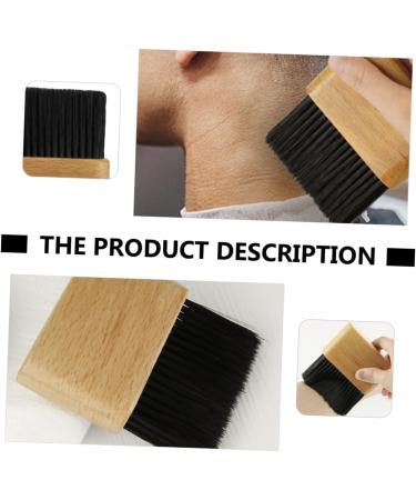 DOITOOL 1pc Cleaning Brush Face Duster Car Duster Salon Barber Duster Salon Duster Cleaning Duster Salon Haircut Duster Styling Comb Hair Brush Hair Removal Brush Wooden Neck - Buy Online on GoSupps.com
