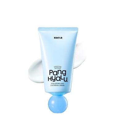 EDIT.B Moisture Barrier Pang Hyaluronic Acid Panthenol Cream Long-Lasting Deep Hydration Lightweight Facial Moisturizing Cream Soothing and Hydrating Korean Daily Skin Care 3.38 fl.oz (100ml)