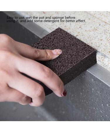 Cleaning Scourers Sponges 6pcs Portable Emery Sponge Brush Eraser Cleaner Pot Bottom Cleaning Brush Cleaning Pads Eraser - Buy Online on GoSupps.com
