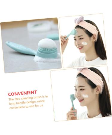 3 Sets Cleansing Brush Silicone Facial Scrubber Deep Cleaning Brush Face Exfoliator Brush Face Silicone Scrubber Facial Scrubber for Face Skin Pore Silica Gel Care Brush Frosted - Buy Online on GoSupps.com