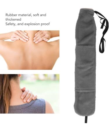 Shop Dark Grey Hot Water Bag with Waist Cover - Rubber Bottle for Menstrual Cramps Relief - Buy Online on GoSupps.com