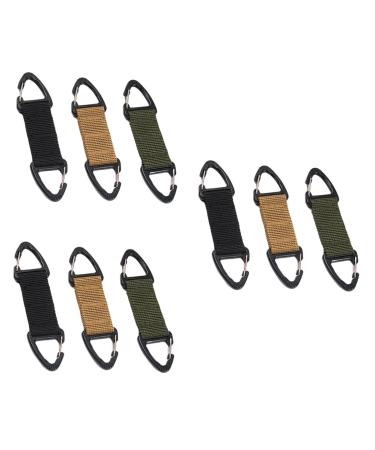 Magiclulu key holder 9 pc face mask ear hook nylon stirride extension of the earring mask buckle hook to hang up the mask protective mask