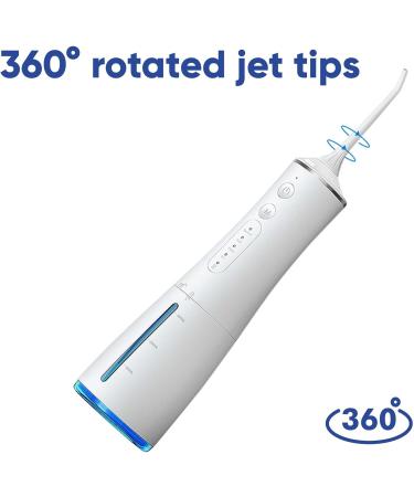 Wellt Water Dental Flosser - Cordless IPX7 Waterproof USB Rechargeable 4 Modes & Jet Tips for Effective Teeth Cleaning - International Shipping Available - Buy Online on GoSupps.com