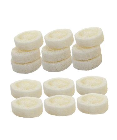 FOMIYES 20pcs Bath Loofah for Shower Loofah Pad Soap Tray Soap Holder Pad Body Scrubber Bathing Loofah Sponge Body Washing Scrubber Household Soap Pad Soap Base Loofah Soap Holder 6.00X6.00X1.20CM