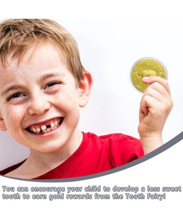 20 Tooth Fairy Commemorative Gold Coins for Boys | Perfect Tooth Fairy Gifts & Keepsakes - Buy Online on GoSupps.com