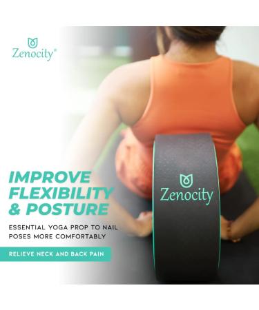 Yoga Back Roller for Stretching and Pain Relief - Foam Back Stretcher with Thick Padding - Improve Flexibility and Balance - Single - Buy Online on GoSupps.com