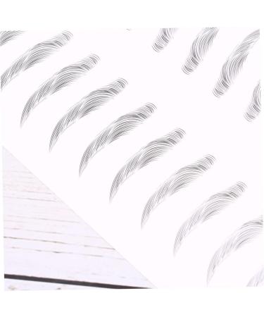 Gogogmee 2 Pairs 4d Imitation Eyebrow Makeup Brow Sticker Simulation Eyebrow Disposable 3d Makeup Tools - Buy Online on GoSupps.com