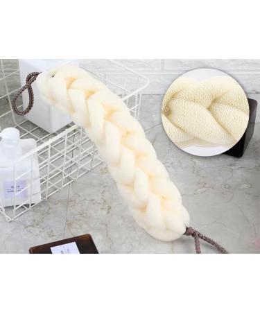 Buy Kellegour 3 Piece Shower Back Scrubber Set - Mesh Sponge & Bathing Ball for Peeling & Relaxation | Pink Beige Blue - Perfect for Men & Women | International Shipping Available - Buy Online on GoSupps.com