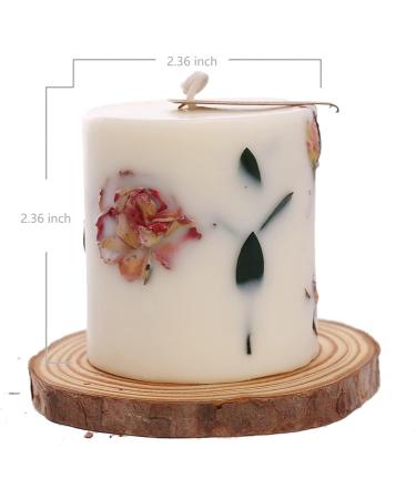 Dried Flower Scented Candles - Handmade Aromatherapy Gifts for Women | Natural Soy Wax | International Shipping - Buy Online on GoSupps.com