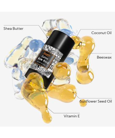 Organic Tattoo Balm for Color Enhancement and Hydration - Non-Scented Moisturizer for Brightening and Healing - Aftercare with Natural Ingredients - Buy Online on GoSupps.com