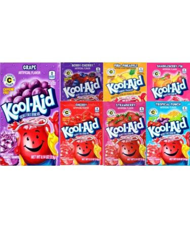 Kool-Aid Flavor Sachets of 7 Variety Bundle