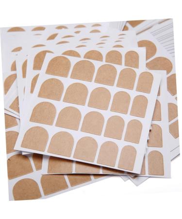 FOMIYES 100 Sheets Nail Art Supply Adhesive Nail Tabs Jelly Gel Nail Sticker Manicure Accessories Nail Wraps Sticker Jelly Adhesive Tabs Nail Decals Jelly Tabs Fake Nail Stickers Removable Yellowx2pcs 6.2X6.2cmx2pcs - Buy Online on GoSupps.com