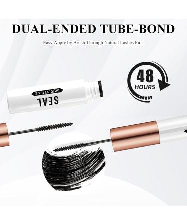 ThrivingAura Lash Bond and Seal Glue Cluster Lash Glue Strong Long Lasting Bond and Seal Lash Glue Lash Adhesive Hold 48-72 Hours Waterproof 2 in 1 Cluster Eyelash Glue for DIY&Sensitive Eyes - Buy Online on GoSupps.com