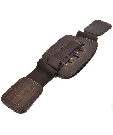 Buy X-Large Brown Leather Back Brace for Lower Back Pain Relief - Waist Support Belt with Lumbar Pads & Posture Correction for Herniated Disc Sciatica & Scoliosis - Buy Online on GoSupps.com