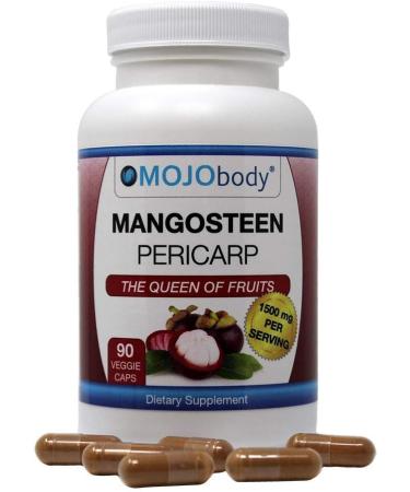 MOJObody Mangosteen Pericarp Capsules 2PK - 1500mg/Serving - 90 Veggie Capsules - Xanthone Rich - Buy Online on GoSupps.com