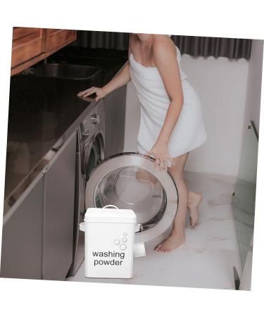 Baluue Washing Storage Bucket Laundry Soap Dispenser Fabric Softener Dispenser Snack Wrought Iron - Buy Online on GoSupps.com