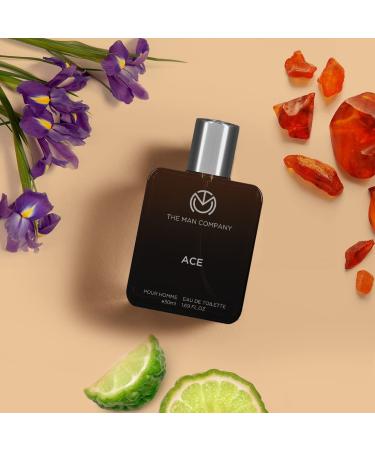 The Man Company Ace Perfume for Men - 50 ml | Premium Long-Lasting Fragrance | 24-Hour Freshness | Citrusy & Exotic | Perfect For Travel | Gift For Men - Buy Online on GoSupps.com