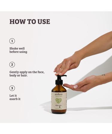 GONATURALS Pure Aloe Vera Gel For Face 250ml - Organic Aloe Vera Gel Rich in Vitamins A C E - Hydrating Aloe Vera Moisturiser - 100% Pure Aloe Vera Gel for Hair and Skin Care - Buy Online on GoSupps.com