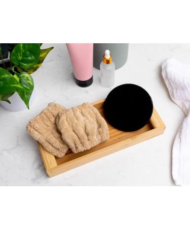 2 Pairs of Face Washing Wristbands & Reusable Makeup Remover Sponge - Absorbent Cuffs for a Mess-Free Clean | International Shipping Available - Buy Online on GoSupps.com