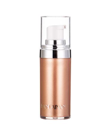 Body Shimmer Smooth Liquid Highlighter Makeup Moisturizing Body Glow Highlighter | 0.7 oz Body Luminizer Collocation Highlighter Powder for Lasting Makeup Sritob 2#