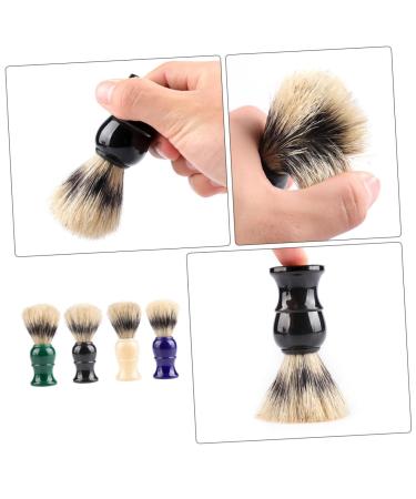 Beaupretty 4pcs Foam Shaving Brush Set for Men | Mustache Styling & Grooming Tools | Beard Brush & Comb Essentials - Buy Online on GoSupps.com