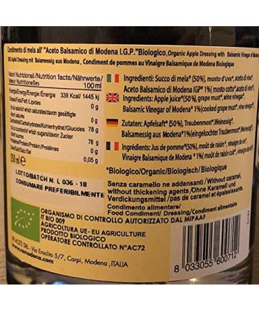  Zeus Party Organic Vinegar Modena IGP 250 ml - Buy Online on GoSupps.com