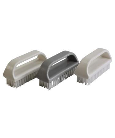 B mag 3 pcs. hand brush nail brush with handle 10cm