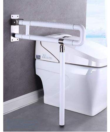 Bathroom Grab Bar Safety Support Rail Foldable Grab Bars For Bathroom Safety Flip Up Bathroom Grab Bar With Grip Toilet Rail With A