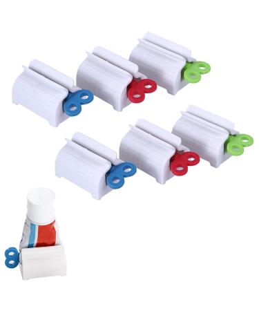 Tube squeezer tube press tube press tube press for toothpaste toothpaste press tube squeeze for toothpaste hand cream polygel tubes cleaning milk color tubes cosmetics 6 pieces - Buy Online on GoSupps.com