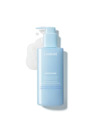 LANEIGE Water Bank Gentle Gel Cleanser: pH-Balanced & Barrier-Boosting with Blue Hyaluronic Acid 8.45 Ounce (Pack of 1)