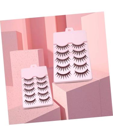 minkissy 15 Pairs Fake Eyelashes Faux Wispy Eyelashes False Eyelashes Natural Look Beauty Faux Eyelashes Diy Fake Eyelash Natural False Eyelashes Natural Fake Eyelash Fluffy Fiber Extend 3d - Buy Online on GoSupps.com