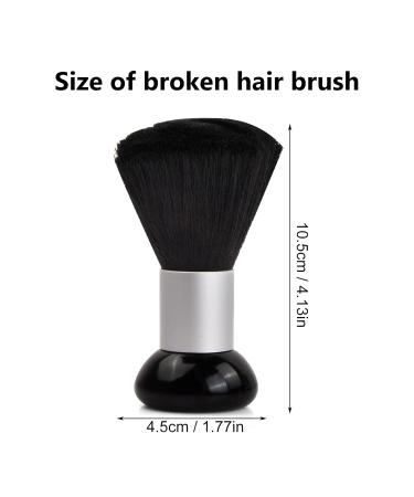 Anseom Soft Nylon Hairdresser Neck Brush - Dense Bristle Black Hair Cutting Tool for Salons & Barbers - Buy Online on GoSupps.com