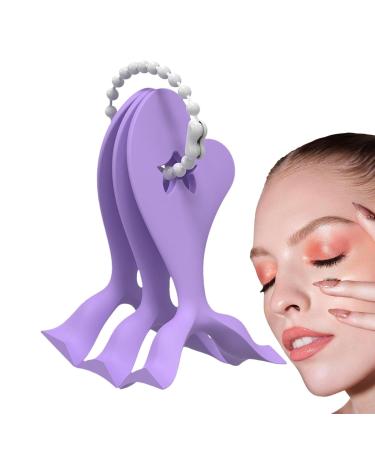 Eyeliner makeup stencil Eyeliner makeup tool 3 Part Eyeshadow Contour Guide for Beginners Eyelash shaper tool beauty tool for business stage presentations home Purple - Buy Online on GoSupps.com