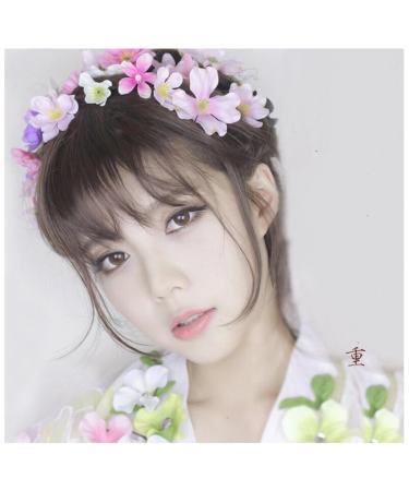 Shop Natural Look Flat Bangs - Clip In Hair Extensions for Women | Dark Brown One Piece - Buy Online on GoSupps.com